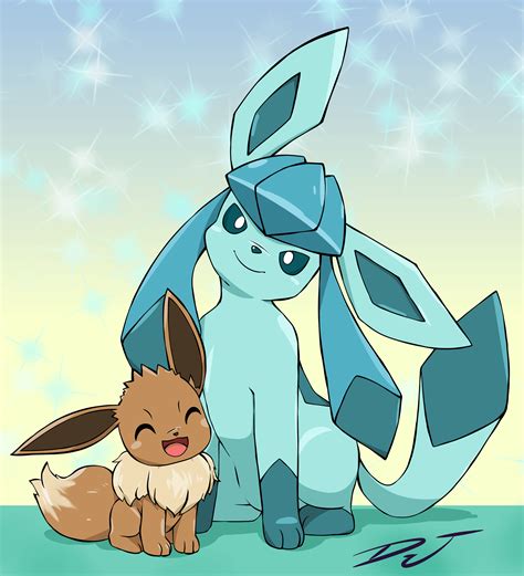 [OC] eevee glaceon fanart : r/pokemon