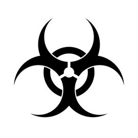 Biohazard Symbol Stencil | Free Stencil Gallery