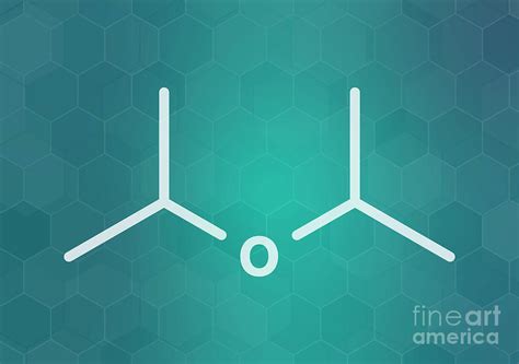 Diisopropyl Ether Chemical Solvent Molecule Photograph by Molekuul/science Photo Library | Fine ...