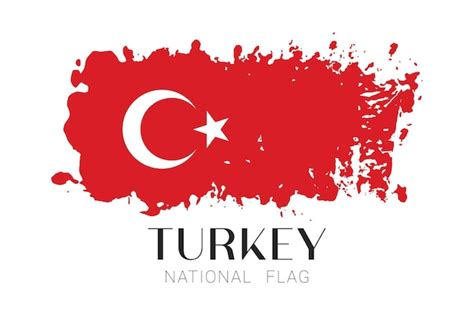 Premium Vector | Turkish national flag