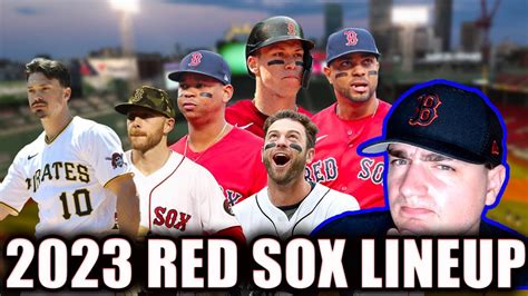 PREDICTING THE 2023 RED SOX LINEUP!! - YouTube