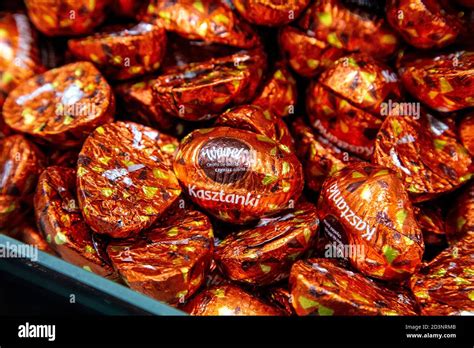 Typical Polish chocolates Kasztanki Stock Photo - Alamy