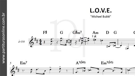 L.O.V.E. ♪ Michael Bublé | Partitura - YouTube