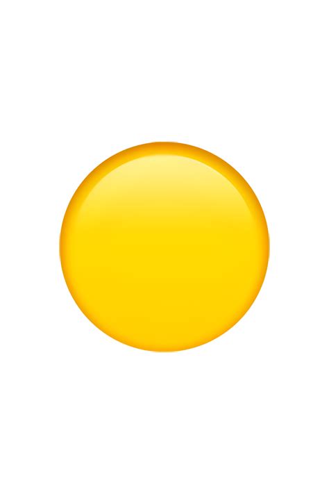 🟡 Yellow Circle Emoji in 2023 | Emoji, Yellow, Circle