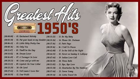 Old Songs Of The 50s -Greatest Hits 1950s Oldies But Goodies Of All ...