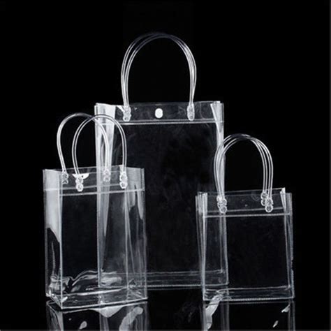 Clear Vinyl Plastic Tote Bag Transparent-Purse Handbag Stadium Approved Gift F9 | Plastic ...