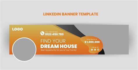 Real Estate Agency Linkedin Profile Banner Template 13942617 Vector Art ...