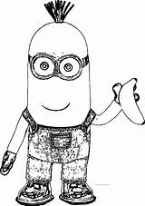 Minions Coloring Pages  Wecoloringpage sketch template