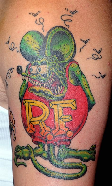 Rat Fink Tattoo by Paul Nolin see more at http://www.physicalgraffiti ...