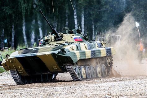 Russian BMP-2 during finals of the international competition Suvorov onslaught… | Alabino ...