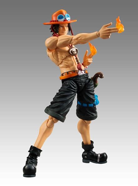 One Piece Figure Ace MH Action Figure 18CM Portgas D Ace PVC Cartoon ...