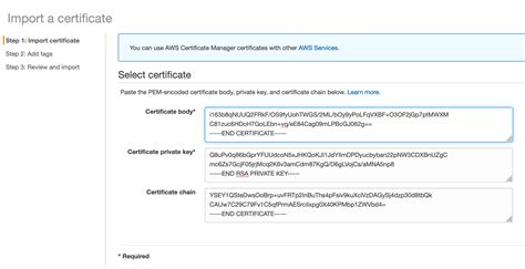 How to import PFX-formatted certificates into AWS Certificate Manager ...