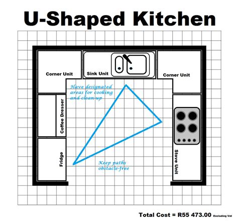 Printable Kitchen Layout Grid