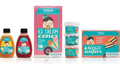 R Design creates pack design for new Tesco ice cream accompaniments range