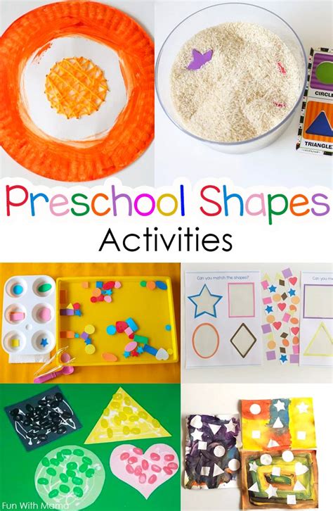 Colors and Shapes Activities For Preschoolers - Fun with Mama