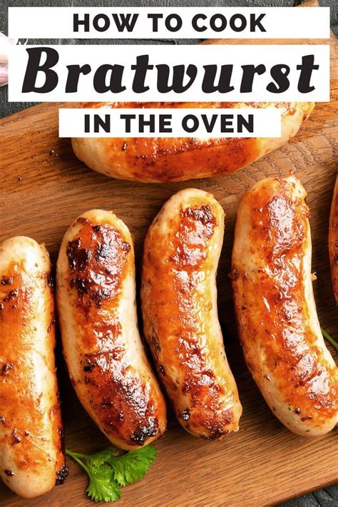 How to Cook Bratwurst in the Oven | Receita