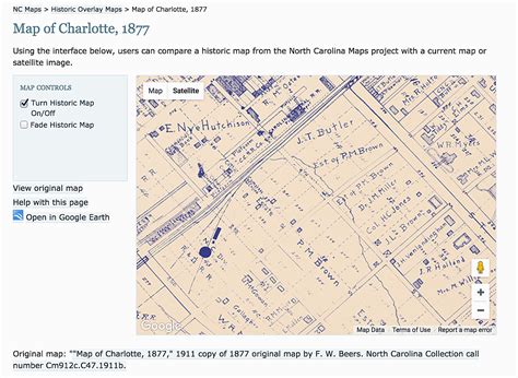 Old Map Of north Carolina Historical Map Overlays for Google Maps and Google Earth | secretmuseum