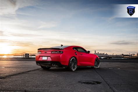 Red Chevy Camaro SS on Rohana Wheels Wrapped in Nitto Tires — CARiD.com ...