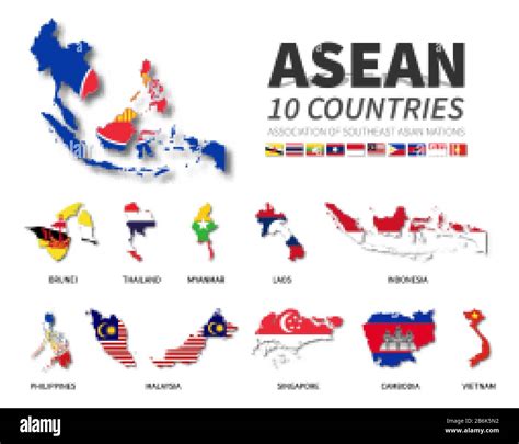 Asean Nations Map