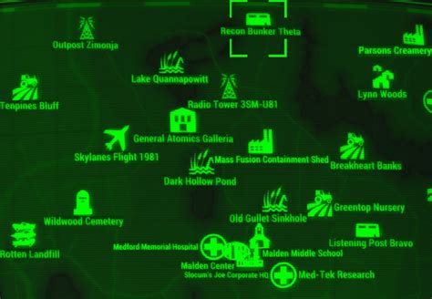 Image - FO4 map Recon Bunker.jpg | Fallout Wiki | FANDOM powered by Wikia