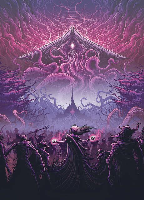 'Emrakul' by Dan Mumford Dark Fantasy Art, Fantasy Artwork, Dark Art, Eldritch Moon, Eldritch ...