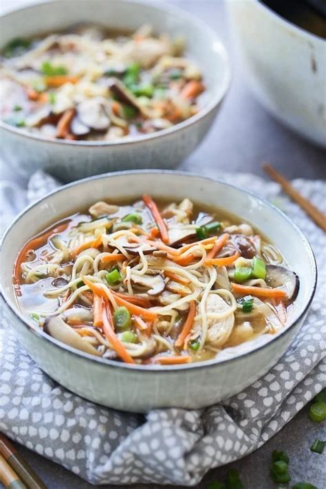 Easy Asian Chicken Noodle Soup - Cooking for Keeps