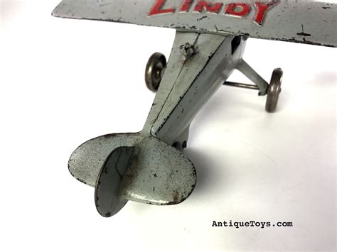 Hubley Lindy Plane of Cast Iron *Sold* - Antique Toys for Sale