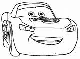 Lightning Mcqueen Coloring Printable sketch template