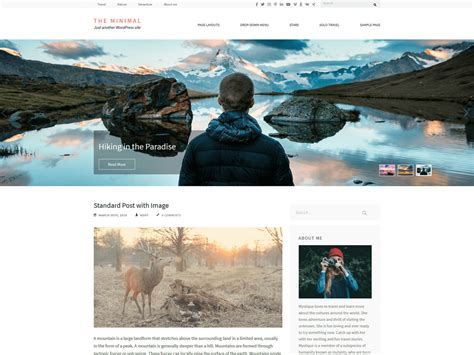 The Minimal – WordPress theme | WordPress.org