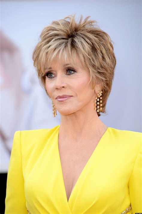 Jane Fonda Short Hair - Wavy Haircut