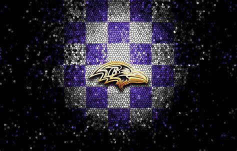 Wallpaper wallpaper, sport, logo, NFL, glitter, checkered, Baltimore ...