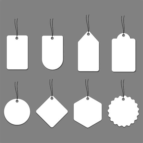 Premium Vector | Set of sale tags and labels template shopping labels Blank discount and price ...
