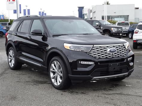 2021 Ford Explorer Platinum Agate Black, 3.0L EcoBoost® V6 Engine with ...