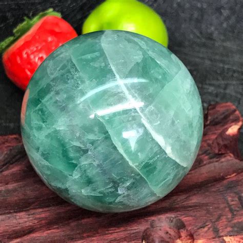 53mm Green Fluorite Crystal Sphere Ball Green Fluorite | Etsy