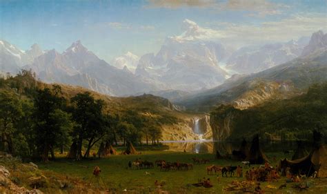 Lander's Peak | Albert bierstadt, Landscape paintings, Hudson river school