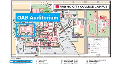 Map Of Fresno City College - Bekki Carolin