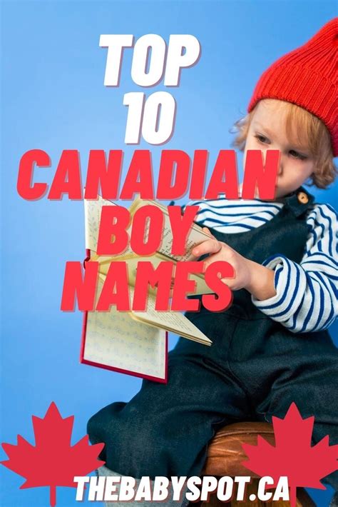 Top 10 Canadian Boy Names in 2024