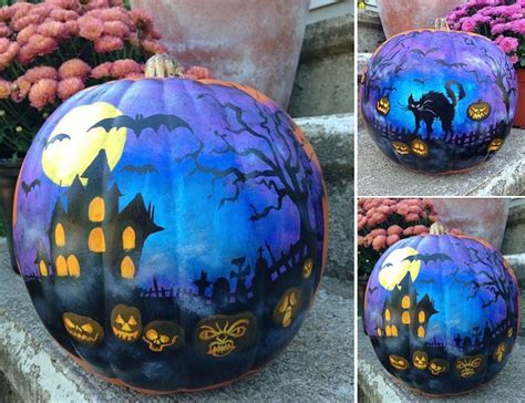 25 Awesome Painted Pumpkin Ideas for Halloween and Beyond! | Halloween pumpkins painted ...