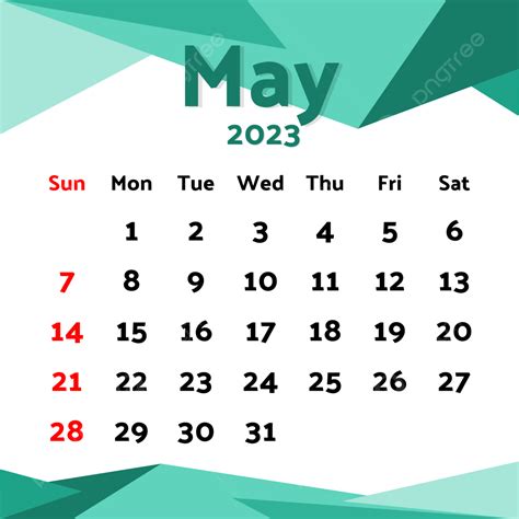 Calendar May 2023 Vector Png Images 2023 Calendar May 2023 Calendar ...