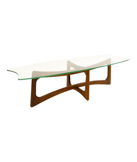 Adrian Pearsall Mid Century Modern Ribbon Coffee Table with Stingray ...
