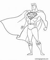 A Superman Coloring Page  Free Printable Pages sketch template