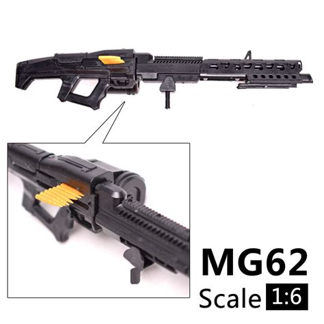 1:6 Scale Assemble Gun Weapon Avatar MG62 Fit 12" Action Figures Model ...