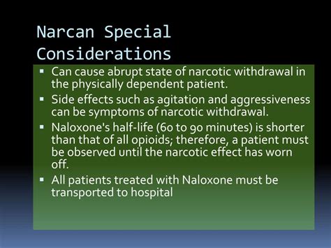 PPT - Narcan Overview PowerPoint Presentation, free download - ID:2944595