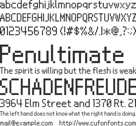 Nintendo DS BIOS Font Family : Download Free for Desktop & Webfont