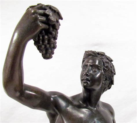 BACCHUS BRONZE SCULPTURE AFTER TOSSIN