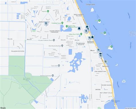 Barefoot Bay Florida Map