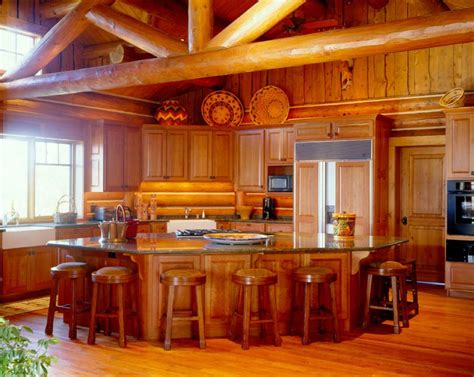 Rustic Log Cabin Kitchen Ideas for a Charming Space