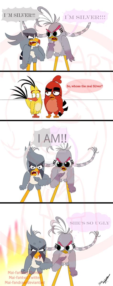 Im Silver by Mai-FanDraw on DeviantArt | Angry birds seasons, Angry birds movie, Angry birds