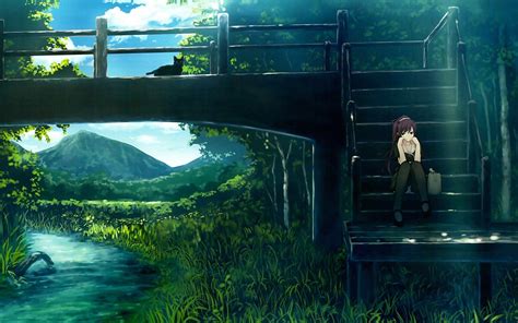 Green Anime Scenery Wallpapers - Top Free Green Anime Scenery Backgrounds - WallpaperAccess