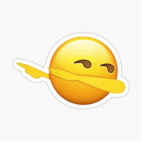 "Awecome Dabbing Cool Emoji " Sticker for Sale by PrintPress | Redbubble